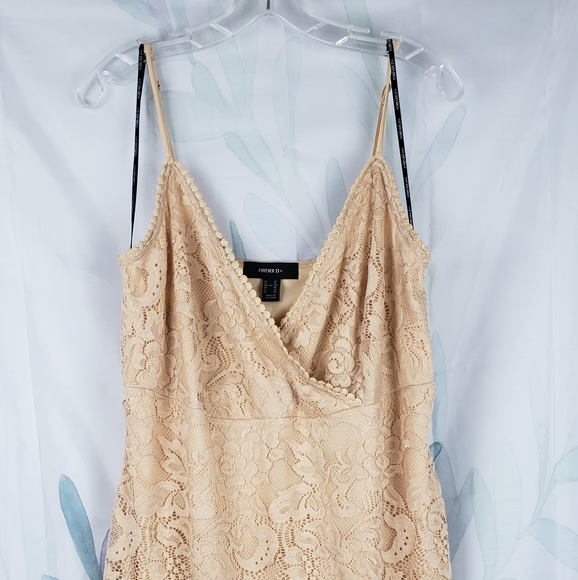 Forever 21 knit dress in 3x, nude color - Picture 4 of 5